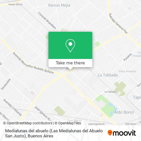 Medialunas del abuelo (Las Medialunas del Abuelo San Justo) map