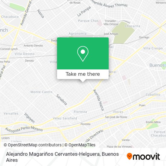 Alejandro Magariños Cervantes-Helguera map