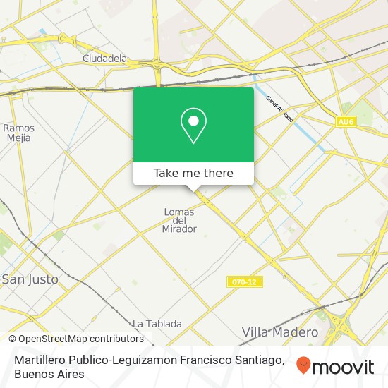 Mapa de Martillero Publico-Leguizamon Francisco Santiago