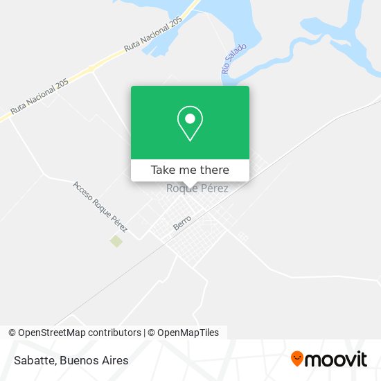 Mapa de Sabatte