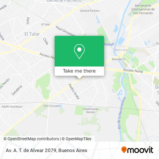 Av. A. T. de Alvear 2079 map