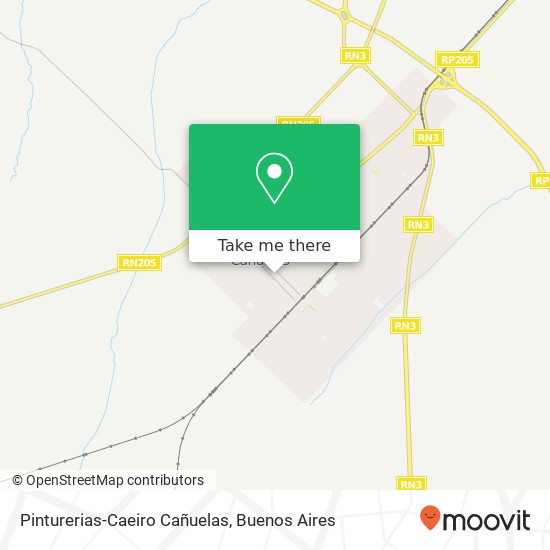 Pinturerias-Caeiro Cañuelas map