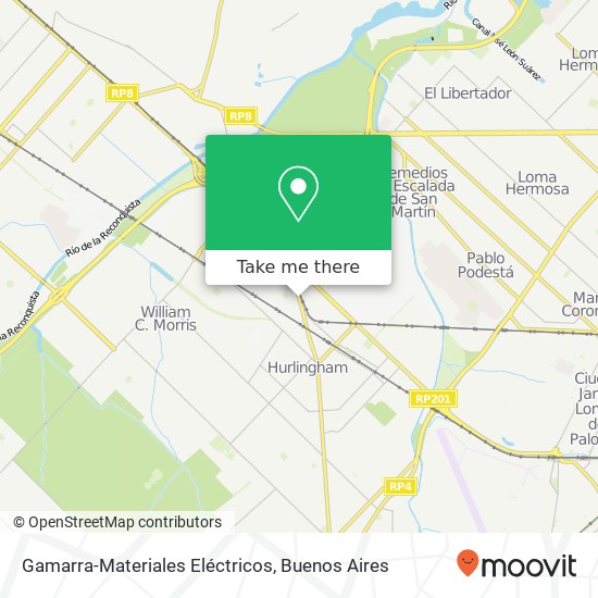 Gamarra-Materiales Eléctricos map