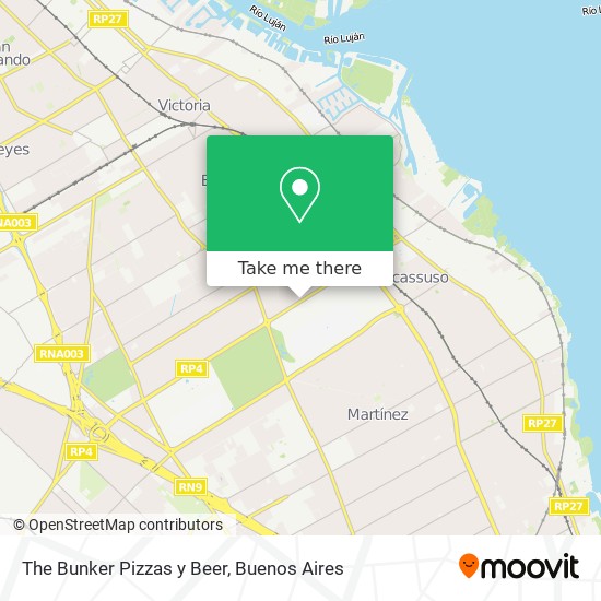 The Bunker Pizzas y Beer map
