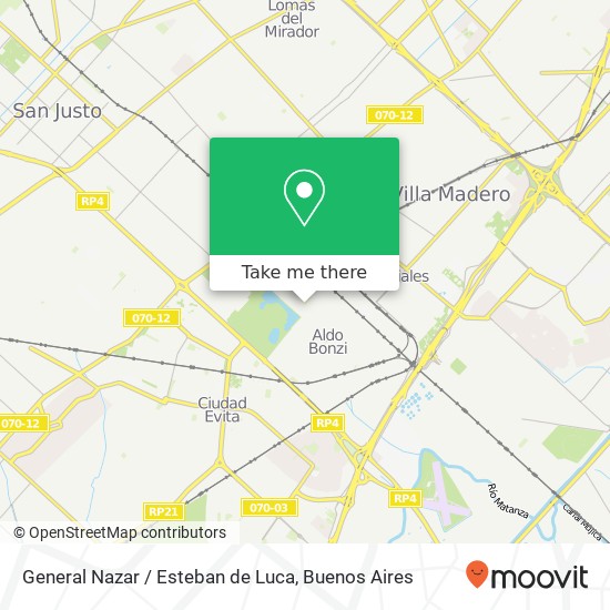 Mapa de General Nazar / Esteban de Luca