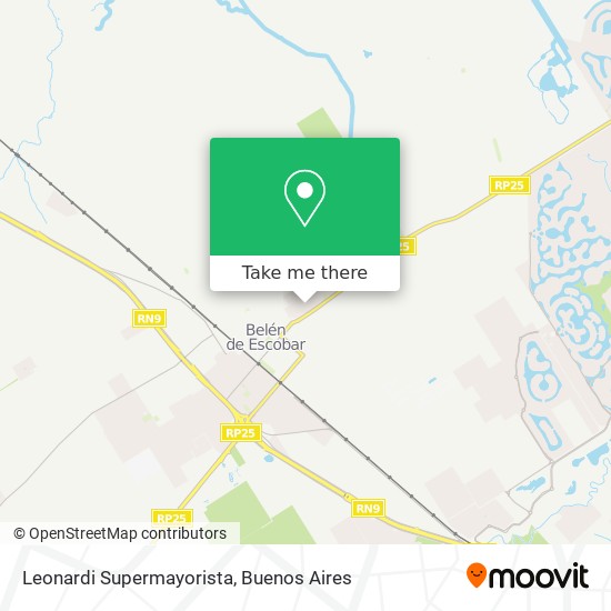 Leonardi Supermayorista map