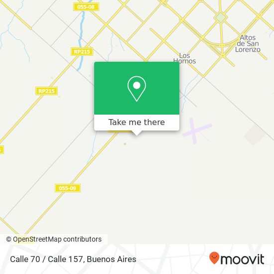 Calle 70 / Calle 157 map