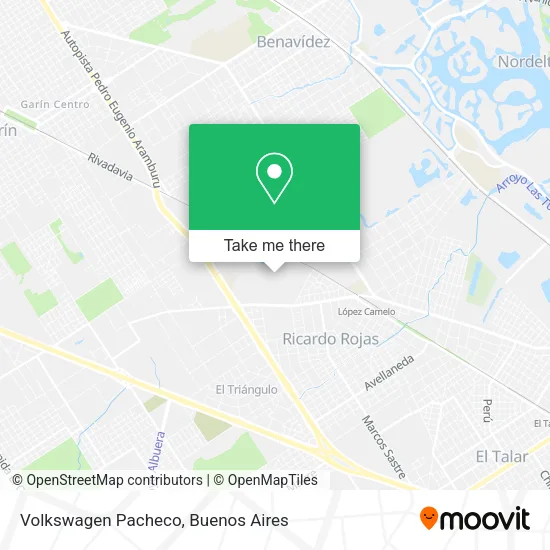 Mapa de Volkswagen Pacheco