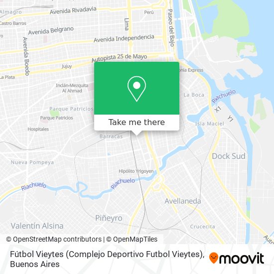 Fútbol Vieytes (Complejo Deportivo Futbol Vieytes) map