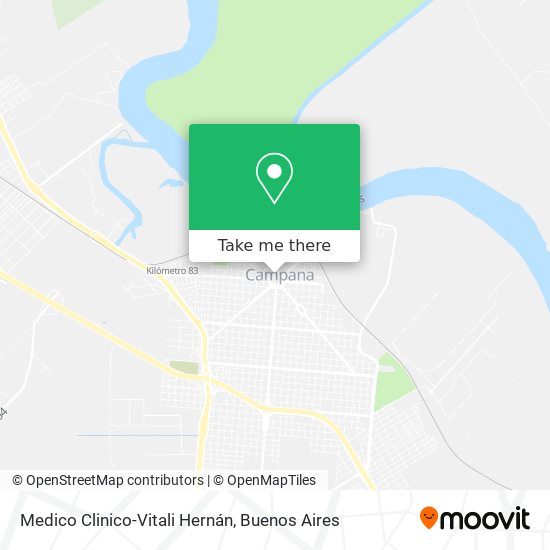 Medico Clinico-Vitali Hernán map