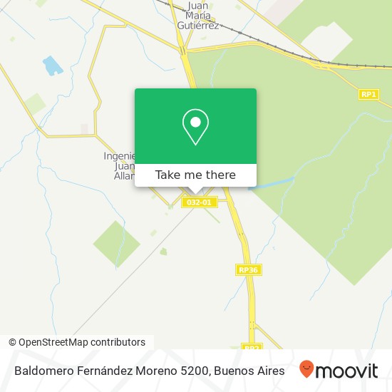 Mapa de Baldomero Fernández Moreno 5200