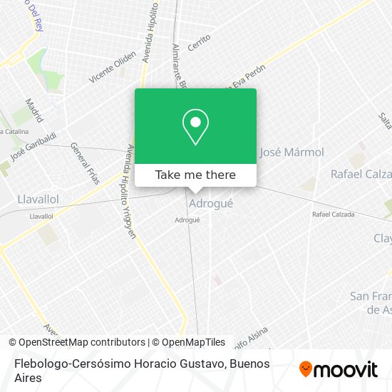 Flebologo-Cersósimo Horacio Gustavo map
