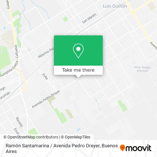 Ramón Santamarina / Avenida Pedro Dreyer map