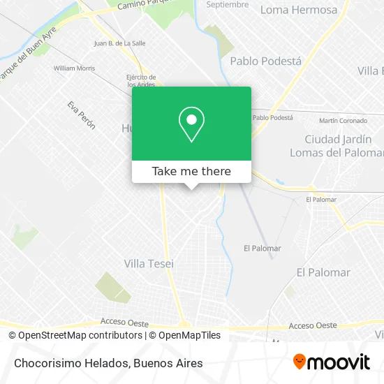 Chocorisimo Helados map