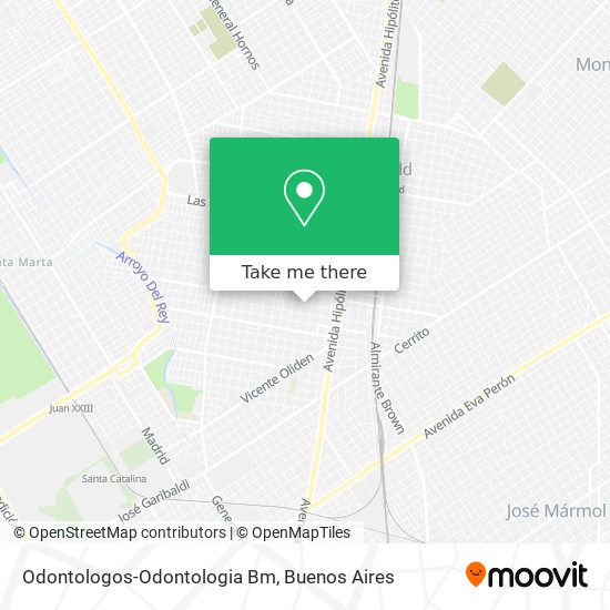 Odontologos-Odontologia Bm map