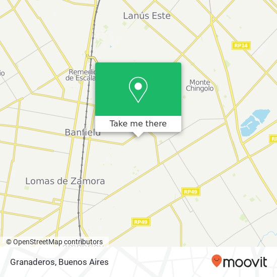 Granaderos map