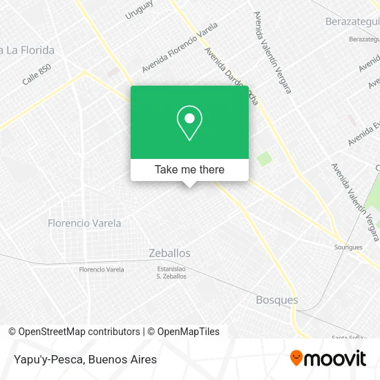 Yapu'y-Pesca map