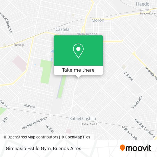 Gimnasio Estilo Gym map