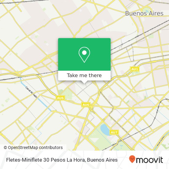 Fletes-Miniflete 30 Pesos La Hora map
