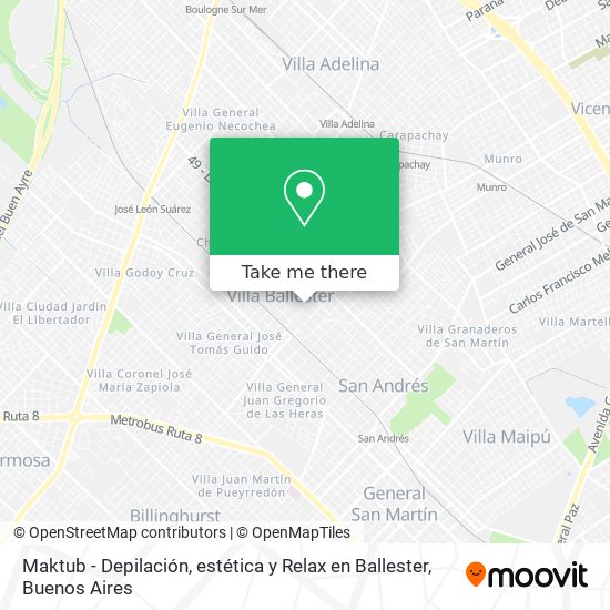 Maktub - Depilación, estética y Relax en Ballester map