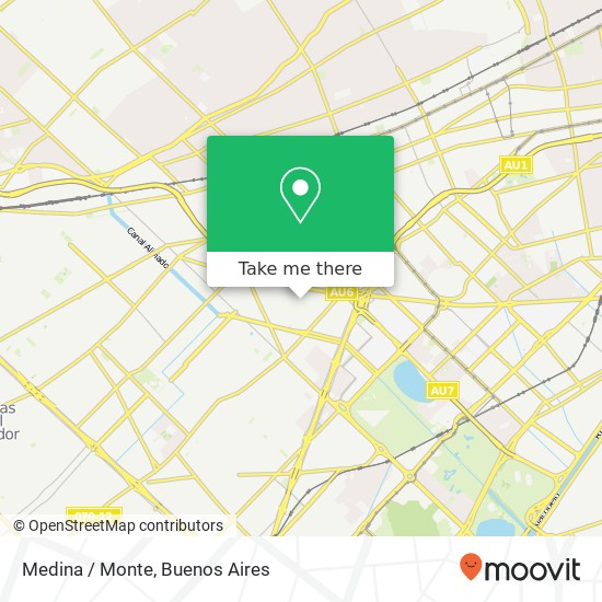 Mapa de Medina / Monte