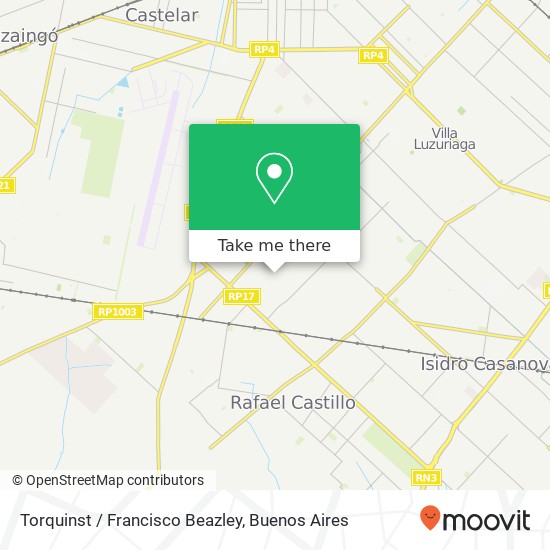 Mapa de Torquinst / Francisco Beazley