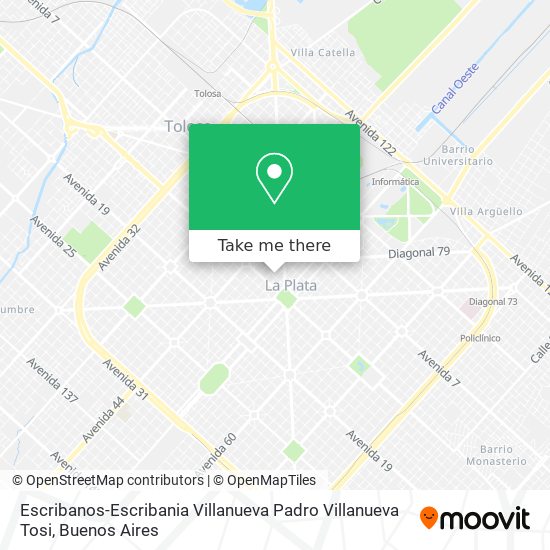 Escribanos-Escribania Villanueva Padro Villanueva Tosi map
