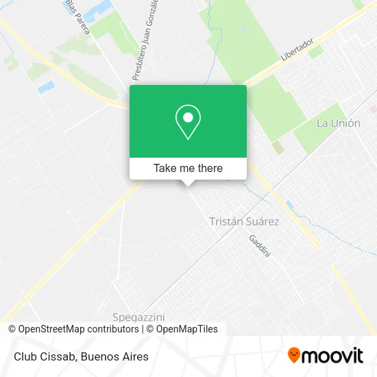 Club Cissab map