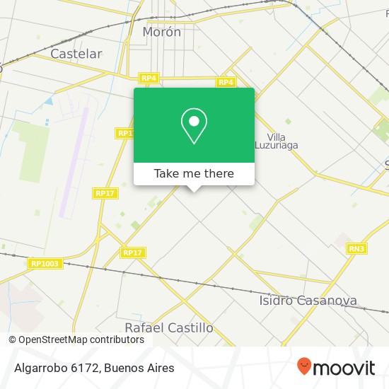 Algarrobo 6172 map