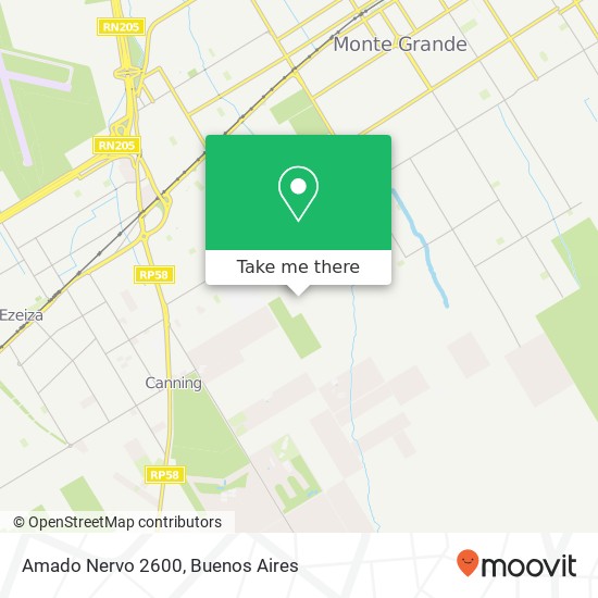 Amado Nervo 2600 map