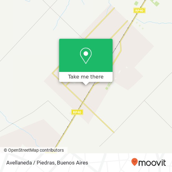 Avellaneda / Piedras map