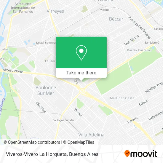 Viveros-Vivero La Horqueta map