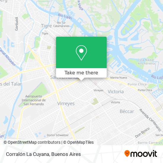 Corralón La Cuyana map