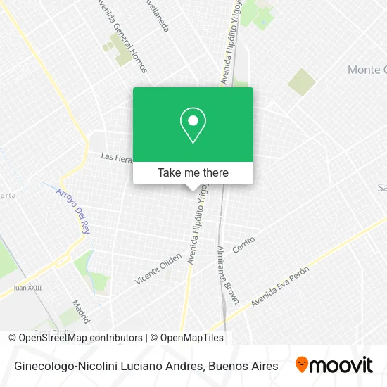 Ginecologo-Nicolini Luciano Andres map