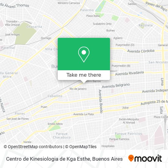 Centro de Kinesiologia de Kga Esthe map