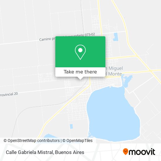 How To Get To Calle Gabriela Mistral In Monte By Colectivo Or Train