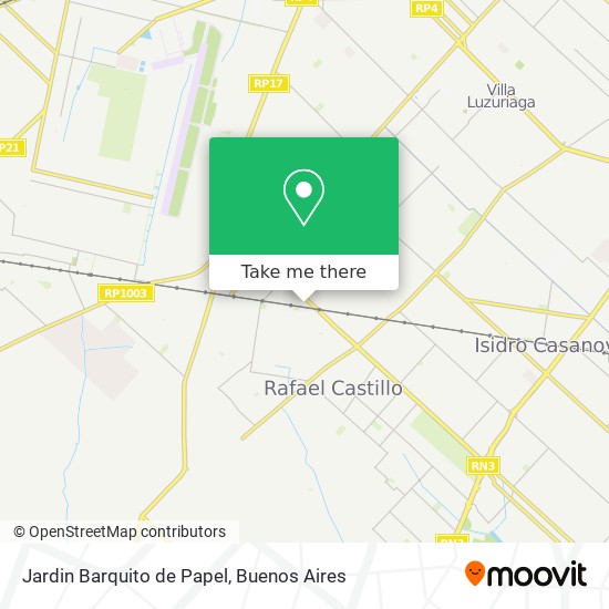 Jardin Barquito de Papel map