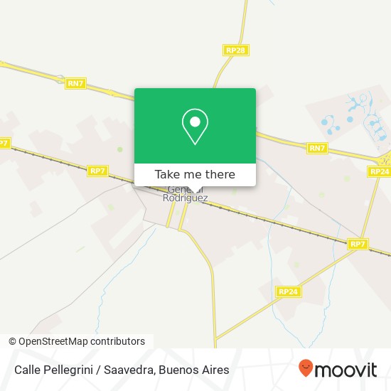 Calle Pellegrini / Saavedra map