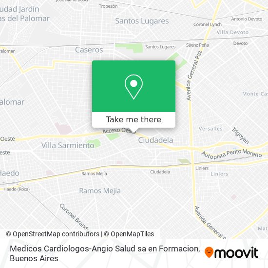 Medicos Cardiologos-Angio Salud sa en Formacion map