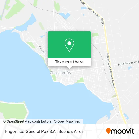 Mapa de Frigorifico General Paz S.A.