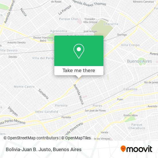 Bolivia-Juan B. Justo map