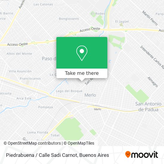 Piedrabuena / Calle Sadi Carnot map