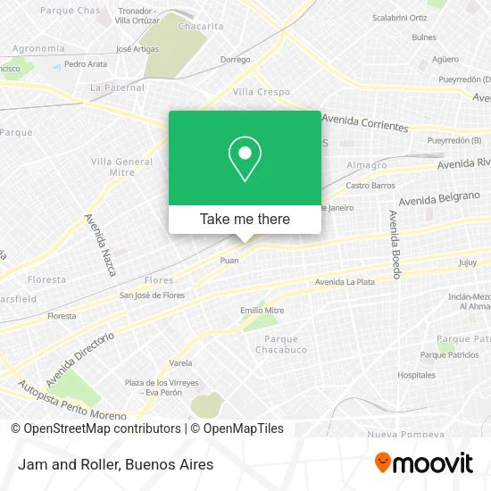 Mapa de Jam and Roller