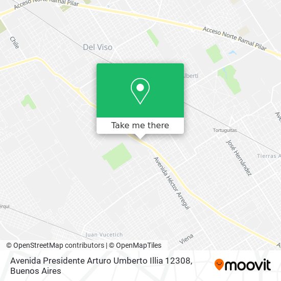 Avenida Presidente Arturo Umberto Illia 12308 map