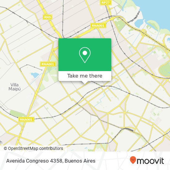 Avenida Congreso 4358 map