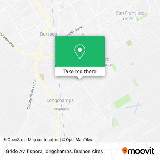 Mapa de Grido Av. Espora, longchamps