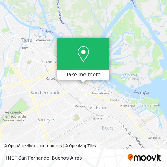 INEF San Fernando map