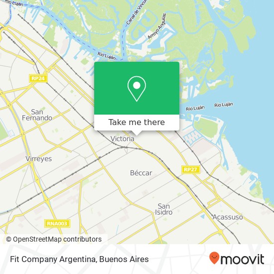 Fit Company Argentina map