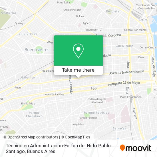 Técnico en Administracion-Farfan del Nido Pablo Santiago map