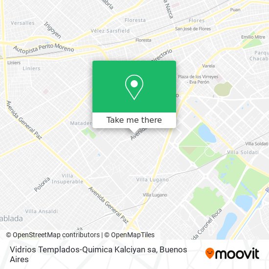 Vidrios Templados-Quimica Kalciyan sa map